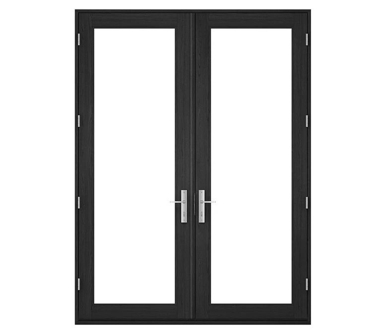 Pella Reserve Contemporary Wood Hinged Patio Door in Springfield